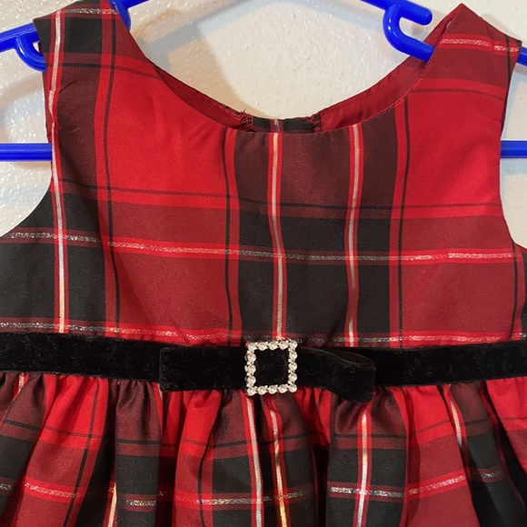 Clementine Red Plaid Holiday Dress 12 Mo Host Pick 11/21 and 4/25! NWOT - Picture 2 of 8